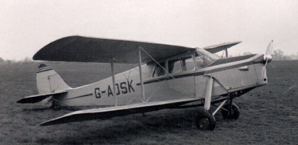 de Havilland Hornet Moth G-ADSK<br>(Barry Clay)
