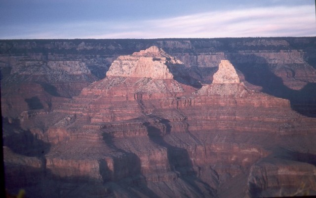 North Rim from Yavapai in the evening