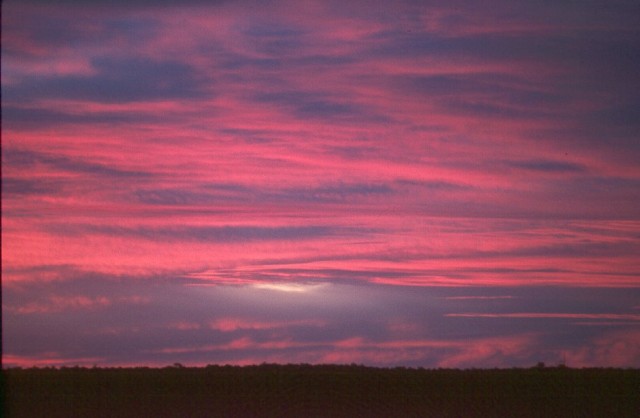 Sunset over the Grand Canyon