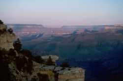 Sunrise onto North Rim over Yaki