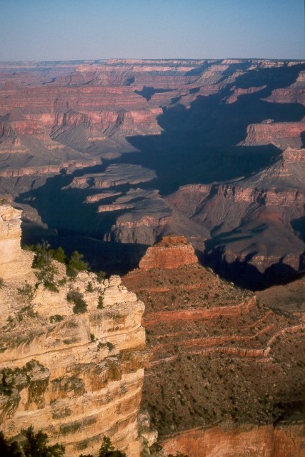 Looking north west from Yaki with wonderful shadows