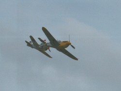 Bf109 persued by Spitfire