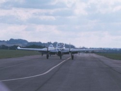 Sea Venom & Vampire taxiing out
