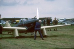 Starting G-ADGP for the 1939 King's Cup re-enactment