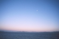 San Francisco at sunset - wide angle