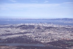 San Francisco on climbout in 747