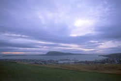 Hotel view - the day dawned grey
