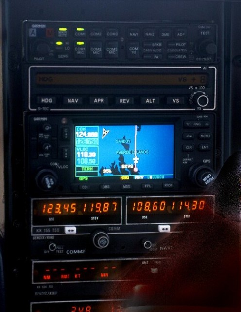 It really was the Faeroes on the GPS!