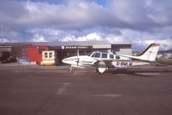 BMLM waits on the Tarmac at Kirkwall - the Vagar METAR is awful