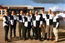 Pirates all: Alex, Julian, Mike, Adrian, Chris, Ian, Nigel, Roger, Richard and Tim behind the camera