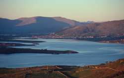Valentia Harbour at Sunset from the Slate Quarry