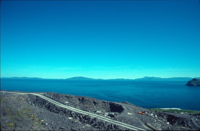 Looking towards Dingle from the Slate Quarry