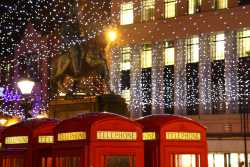 Telephone Boxes in the Market Place