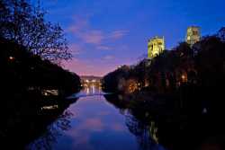 Durham Cathedral and the River Wear from Prebends Bridge